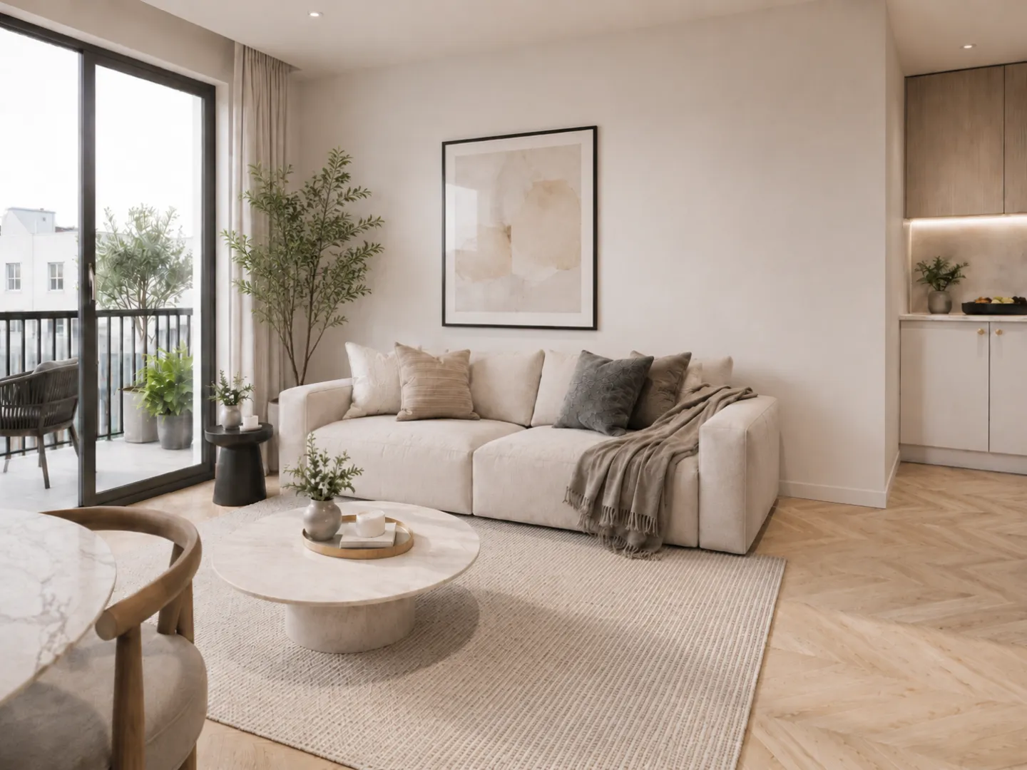 Nowy apartament z dwoma balkonami 58,37 m², Ustka
